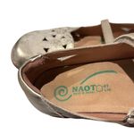 Naot Toatoa Gold Cream Shimmer Metallic Mary Jane Flats Size EU 41 US 10 Photo 9