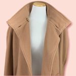 Vintage single button wool swing coat tan L Tan Size L Photo 3