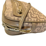 Pierre Cardin Vintage Beige Jacquard Logo Leather Trim Camera Bag Pocketbook Photo 8