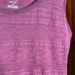Y2K Mossimo Wine Burgundy Women's Textured Tank Top Size Medium Purple Photo 3