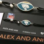ALEX AND ANI  Teal and Silver Jacksonville Jaguars Bracelet Photo 1