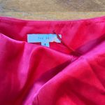 Elegant Red Halter Mini Dress Size 4 Photo 1
