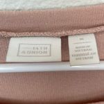 14th & Union  Women’s Ruffle Sleeve Sweatshirt Blush Pink‎ Top Size M Photo 2