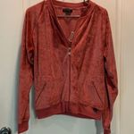 BCBGMAXAZRIA Vintage Y2K BCBG Velvet Zip Up Velvet Zippper Top Sweater Size XL EUC #3241 Photo 1