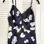 Banana Republic Navy Blue Floral Maxi Dress Size 2 Photo 3