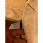 Bandolino tan embroidered 100% suede jacket size 12 Photo 3