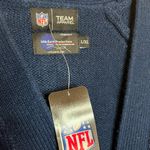 NFL  Houston Texans Large / Extra Large Varsity Navy Blue Cardigan with Pockets Photo 1