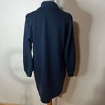 Athleta  Allure 1:4 Zip Navy Blue Dress 2024 Womens LARGE Long Sleeve Athleisure Photo 6