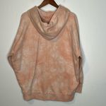 Free People  Quartz City Tie-Dye Oversized Hoodie Sweatshirt Peach Size Medium Photo 2