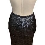 BB Dakota skirt body con black sequins pencil skirt Sz M Photo 0