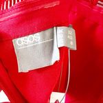 ASOS  Red Dress With Lace Bodice And Cutouts Photo 2