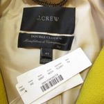 J.Crew NWT Tall Classic Lady Day Coat in Warm Chartreuse Doublecloth Wool 4T Photo 6