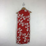 Diane Von Furstenberg  Naira Dress Size 6 Orange Floral 100% Silk Draped Photo 12