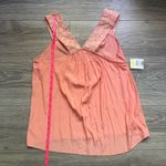 Ramy Brook NEW  Peach Sleeveless Flowy Spring Summer Embroidered Strap Top Size S Photo 6