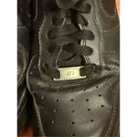Nike Air Force 1 '07 Triple Black Sneakers Shoes Womens Size 10 Leather Photo 9