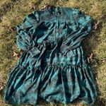 Saks 5th Avenue Print Tiered Mini Dress Ruffle Tie-Dye Photo 1