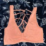 Free People Movement Shanti Seamless Bra Orange Size L Photo 0