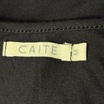 Free People Y2K Boho Vintage Bell Long Sleeve Black Embroidered Dress Tunic Size Medium Photo 1