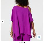 Nina Leonard  Off-Shoulder‎ Wave Textured Tunic Photo 2