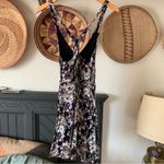 Free People ☀️  Washed Ashore Black Mini Floral Dress Photo 4
