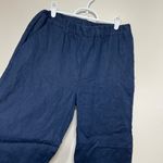 Quince  Deep Navy Blue 100% European Pants Pull On Small Photo 2