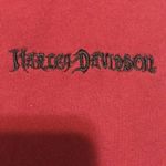 Harley Davidson Harley-Davidson Sherpa Lined Red Hoodie Vest Size Small Photo 5