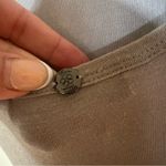 Trina Turk  taupe fringe macrame mini shift dress SMALL Photo 5