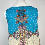 Johnny Was NWOT  Floral Sleeveless Ruffles Multicolor Mini Dress Size S Photo 5