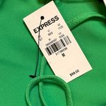 EXPRESS  Kelly Green Linen Tank Top SZ M Crop Holiday Xmas Vacation Dressy Lined Photo 5