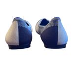 Rothy's The Flat Shoes Size 9 Navy Blue Gray Knit Pointed ballet flat Photo 3