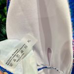 SheIn BN!!! Royal Blue Orange Yellow Multi Print Swimsuit Size XL, but more like a LRG Photo 1