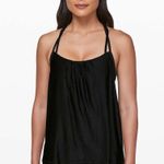 Lululemon Athletica Flow Y 2-in-1 Tank Yoga Strappy Black 6 Photo 0