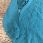 J.Crew Women’s Floral Ruffle Sleeve Green Sweatshirt Size XS M0475 Photo 5