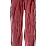 Nike  Yoga Dri-Fit Rust Pink Crochet Edge High Waisted 7/8 Leggings Photo 1