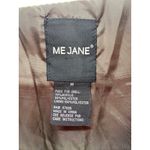 Me Jane  sz M tan & brown BOHO long hair faux fur‎ hook & eye closure V-neck vest Photo 2
