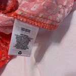 Wallflower Red Floral Women's Blouse Orange Size L Photo 4