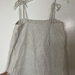 Reformation NEW! daphne linen midi dress oatmeal beige Small -no belt- Photo 8