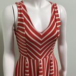 Anthropologie  Saturday Sunday Coral & White striped dress Photo 4