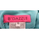 Alyce Paris NWT B’Dazzle by Teal Halter Formal Dress Size 10 Open Back Wedding Photo 4