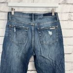 Rock & Republic Dark Wash Straight Leg Jeans Mid Rise Distressed 28x26 Y2K Denim Photo 7