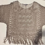 Valerie Stevens 
Crochet knit top size S/M Photo 0