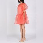 Beulah  TAN Fine Organza Mini Dress w/Slip, Size s Dress Size M New w/Tag $168 Photo 2