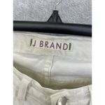 J Brand Women's White Jeans Size 27 Gigi Cropped Flared Denim Pants Cut 7636 Photo 2