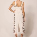 Cleobella Jolene Veneto Paisley Ivory Ankle Midi Linen Dress Boho Indie Cottage Photo 13
