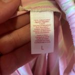 Oscar de la Renta Pink Label Pink & Green Striped Vintage Capri Pajamas Size L Photo 9