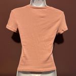 SheIn New Pink Ribbed Short Sleeve Top Size Small Photo 3