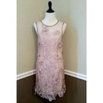 Mauve Blush Flower Embroidered Lace Formal Romantic Fairy Party Dress Decode 1.8 Pink Size 6 Photo 1