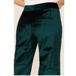 Free People NWT Walk With You Velvet Trousers Turquoise 2 Photo 11