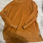 Aerie Oversized Coziest Desert Fuzzy Tunic Sweatshirt Photo 1