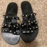Ancient Greek sandals‎ Niki nails 36 black handmade in Greece $260 Size 6 Photo 9